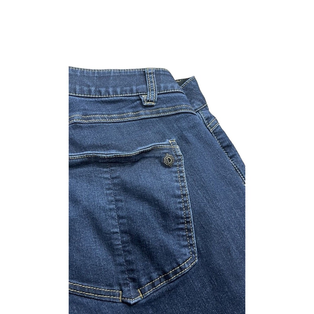 Democracy Ab Solution Jeans Women 20W Plus Bootcut Stretch Blue High Rise Denim - Picture 8 of 8